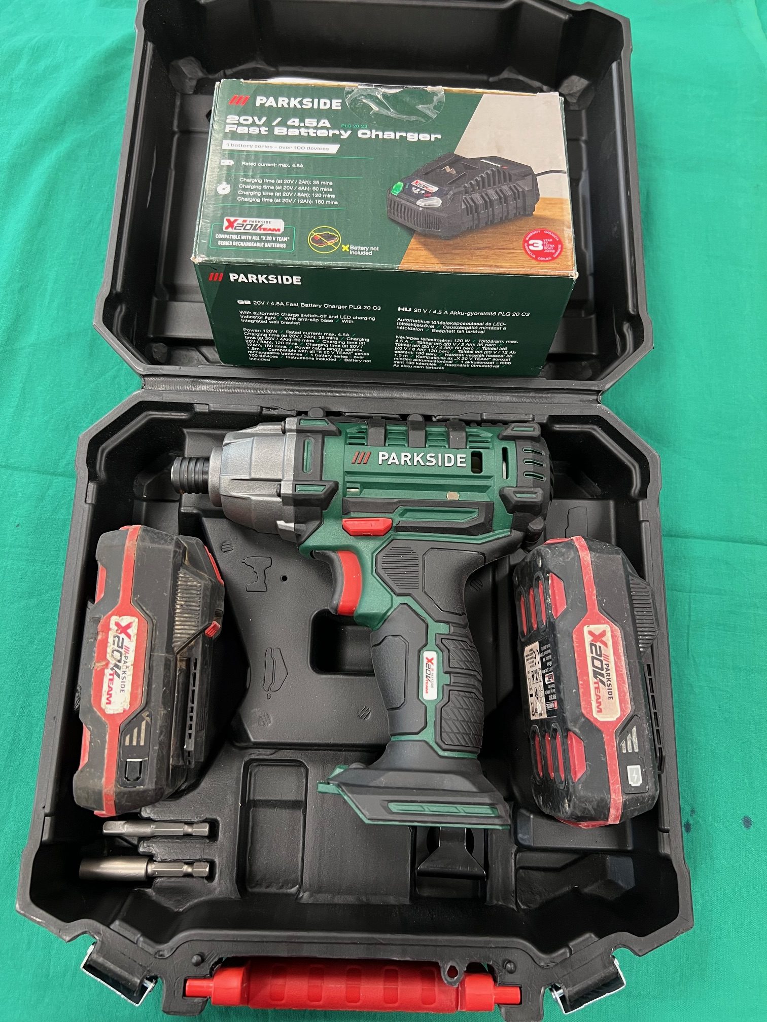 PARKSIDE ütvecsavarozó PDSSA 20-Li A1, kiemelt kép