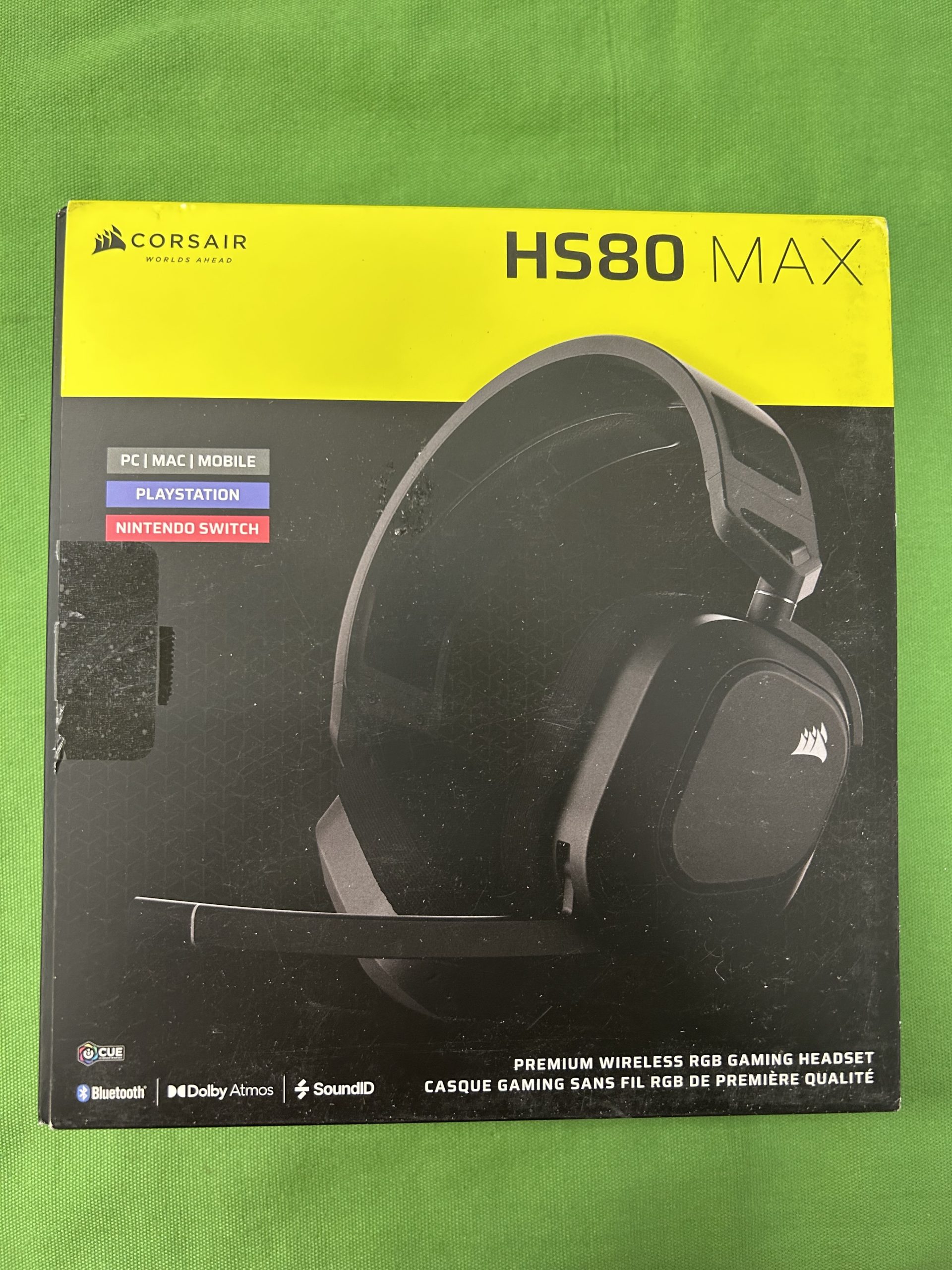 Corsair HS80 MAX bluetooth-os gamer fejhallgató, kiemelt kép