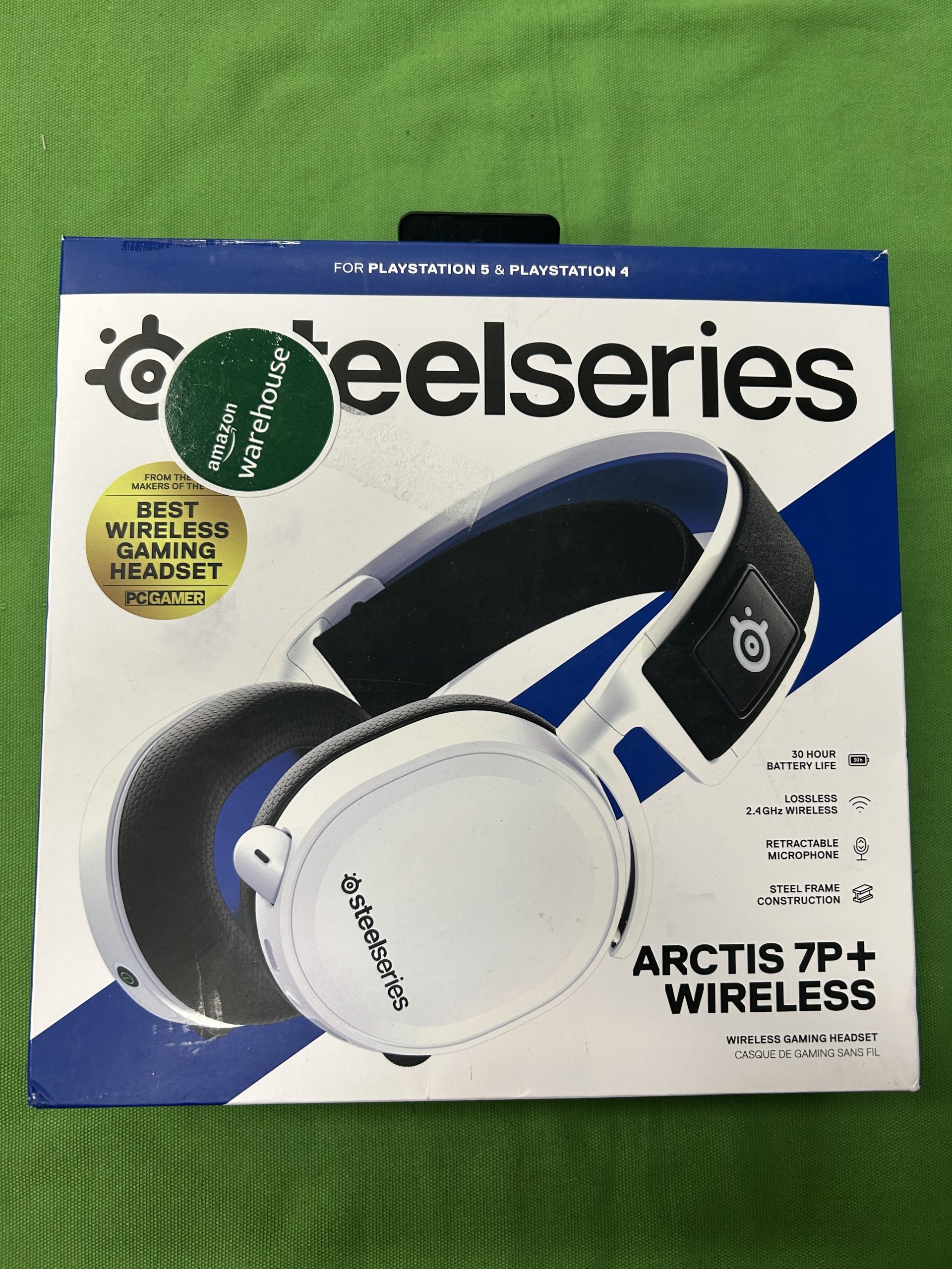 Új Steelseries arctis 7p+ vezeték nélküli gamer fejhallgató, kiemelt kép