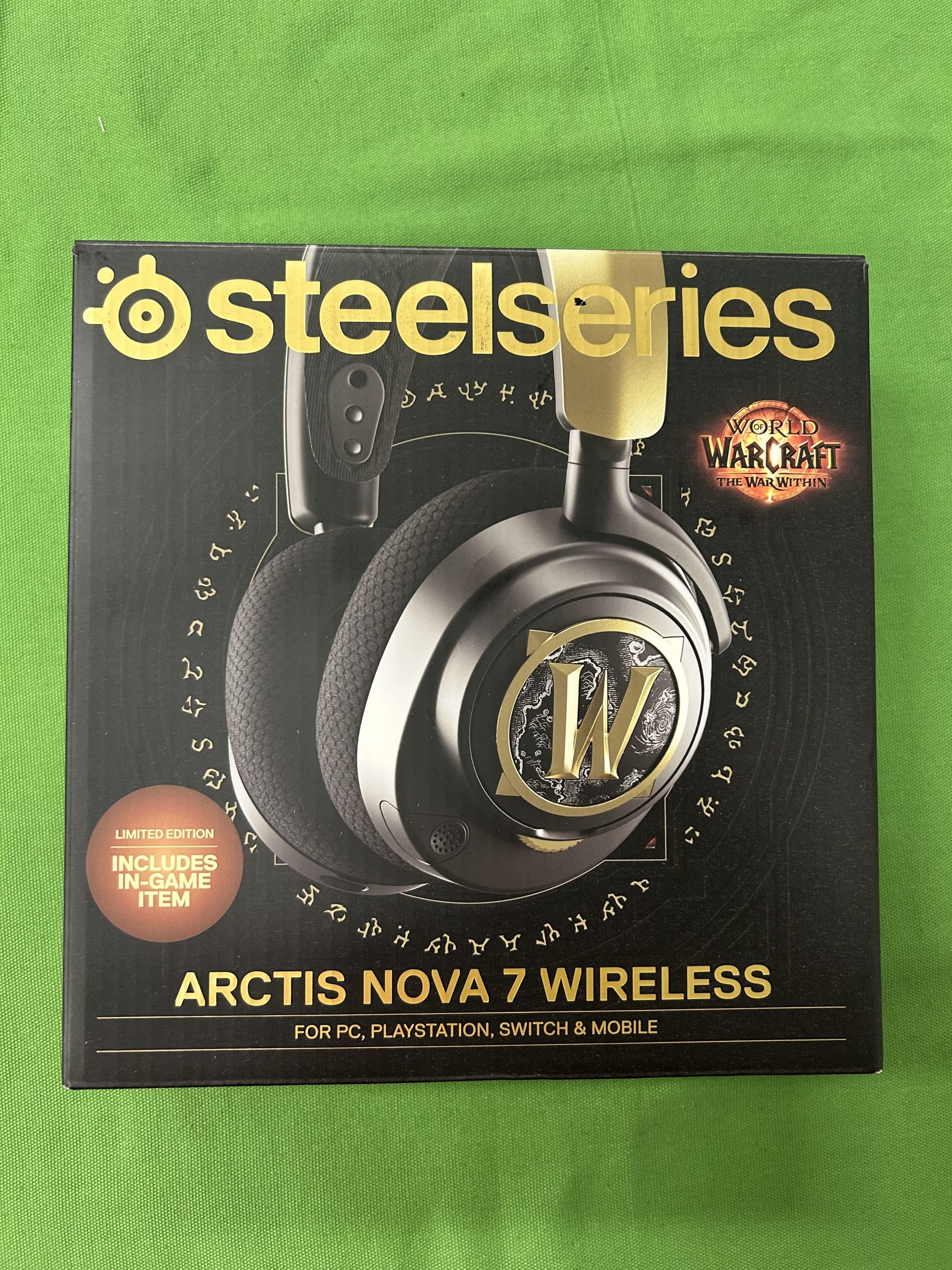 Új Steelseries nova 7 wireless vezeték nélküli gamer fejhallgató, kiemelt kép