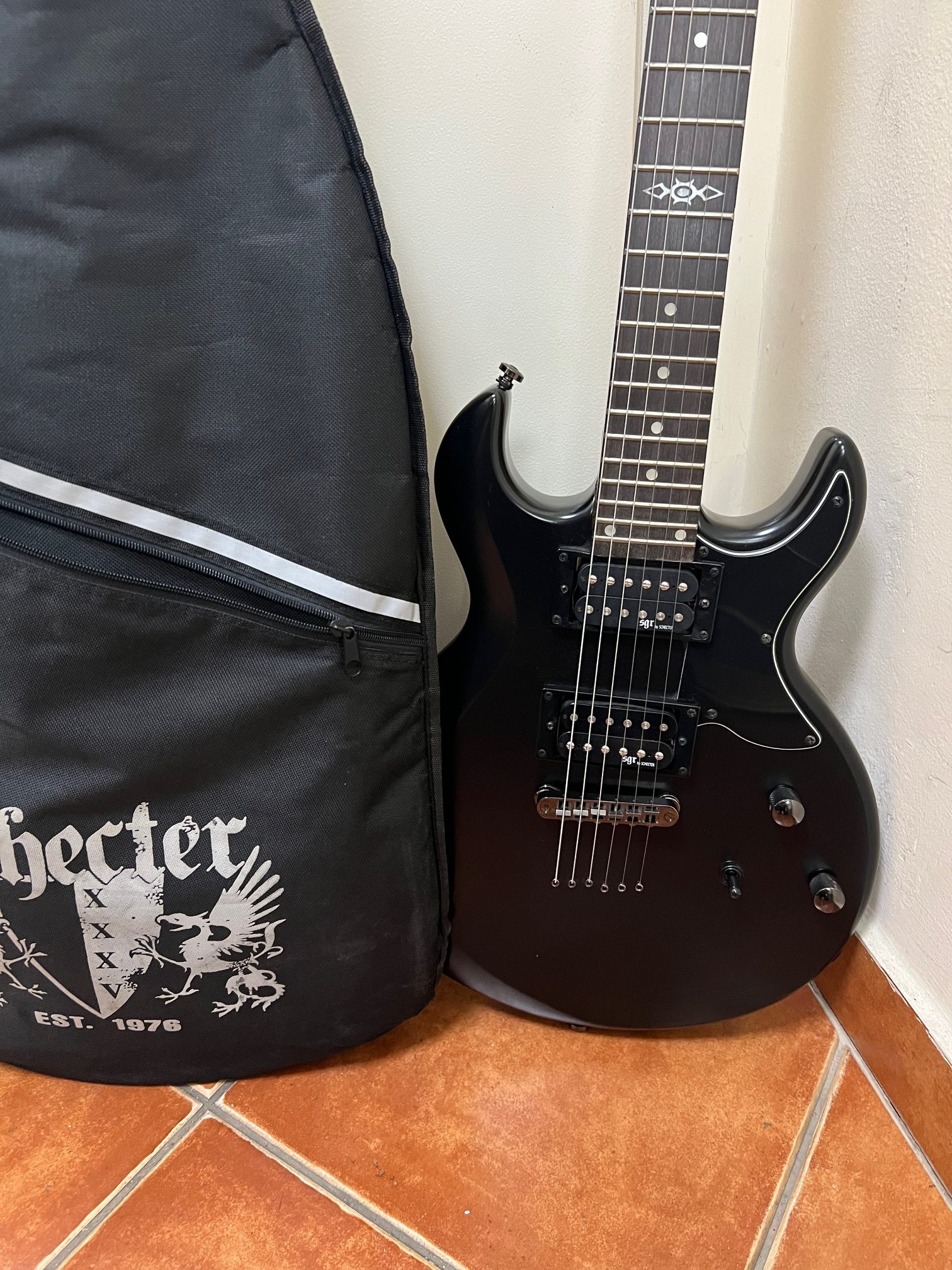 Schecter S-1 SGR elektromos gitár, kiemelt kép
