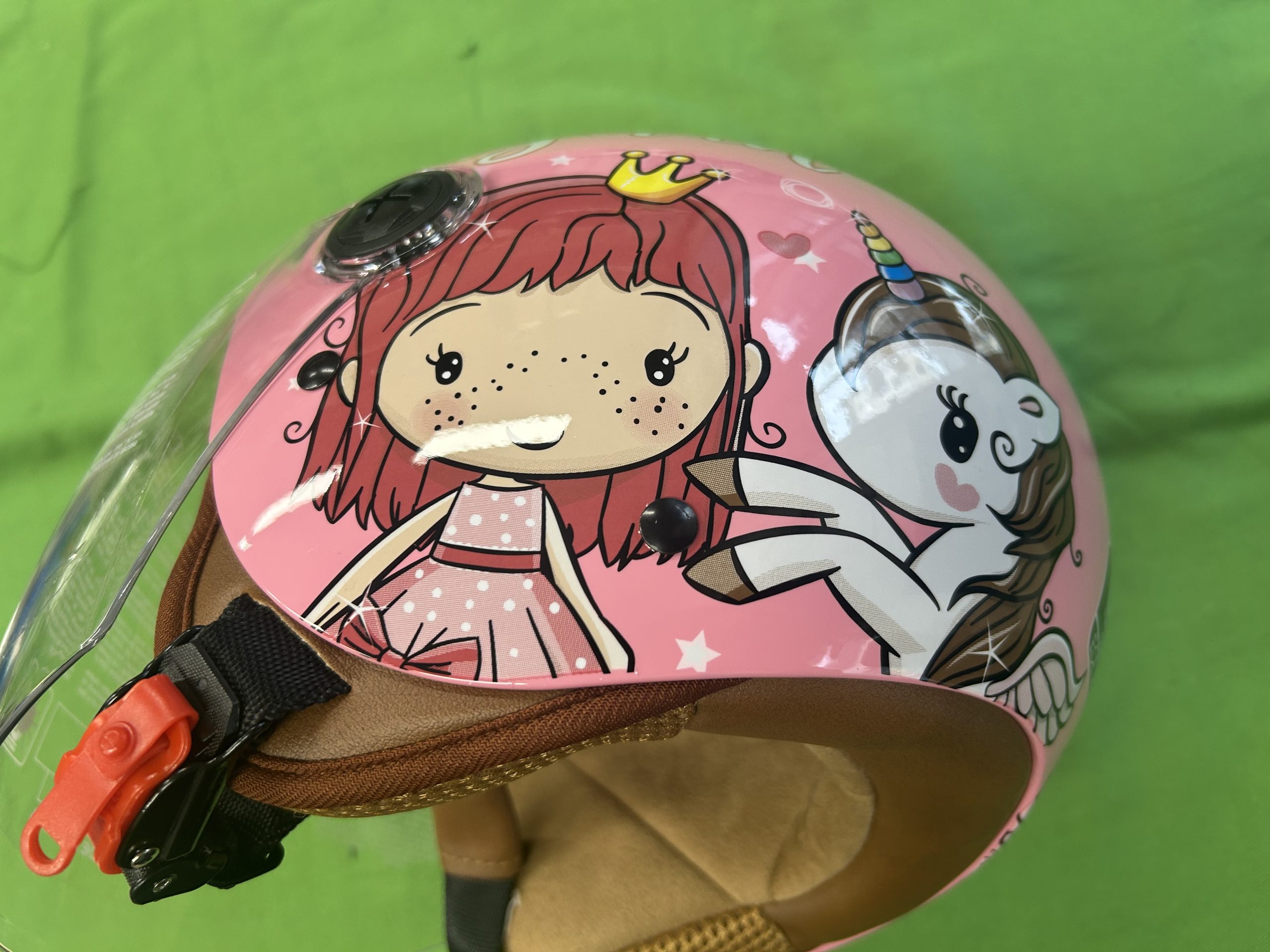 Új Gyerek bukósisak – hercegnős mintával, kiemelt kép