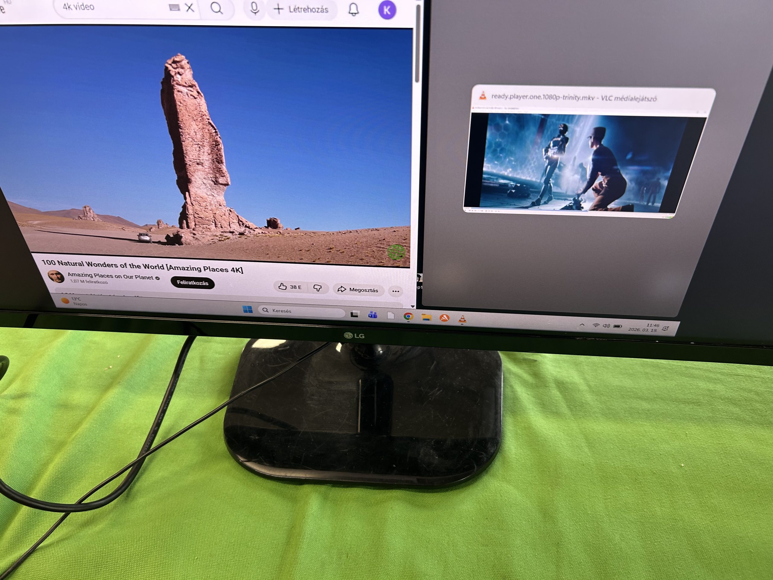 LG 25UM58-P Gamer monitor, kiemelt kép