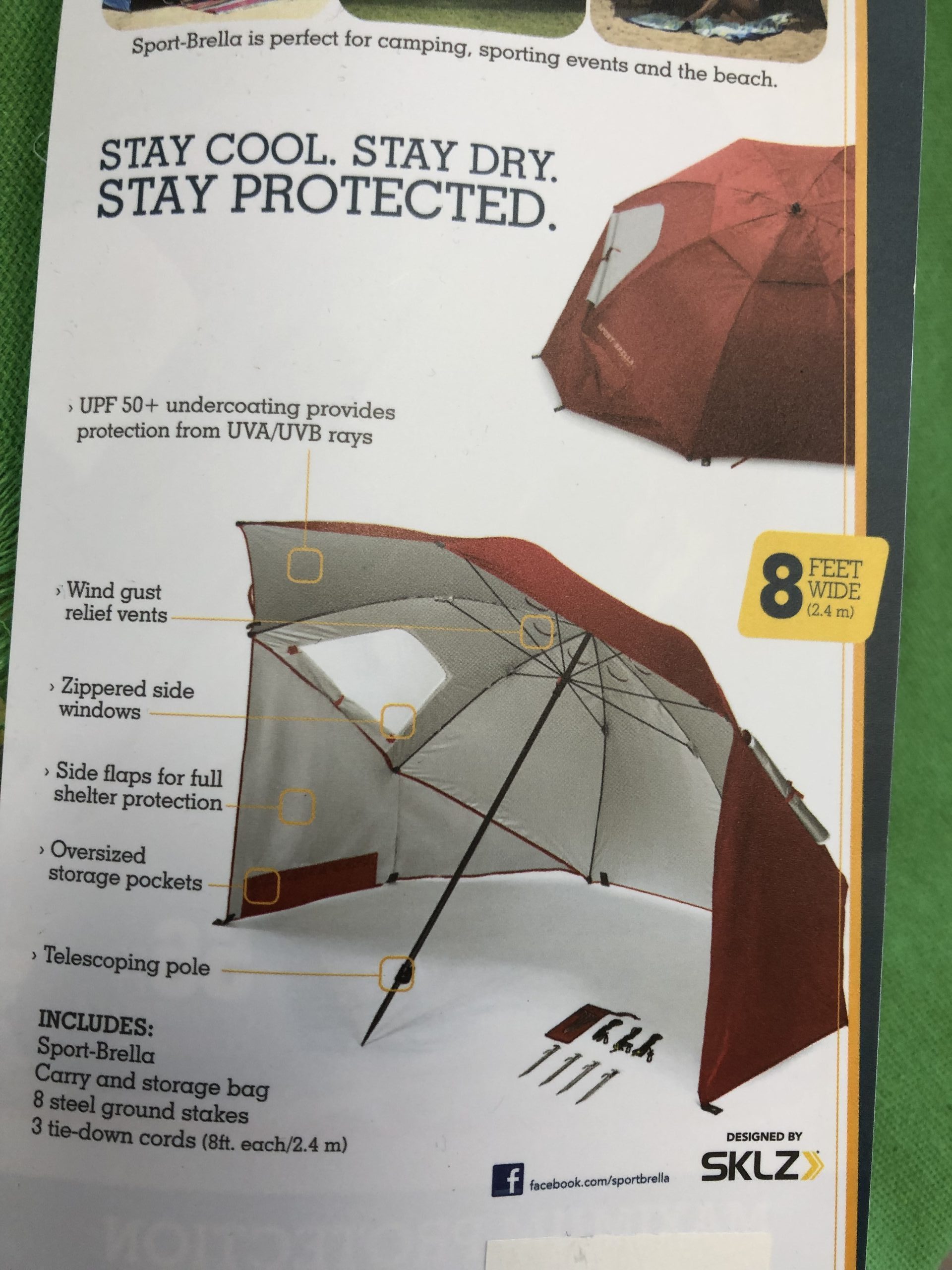 ÚJ Sport-Brella esernyő Árnyékoló, kiemelt kép