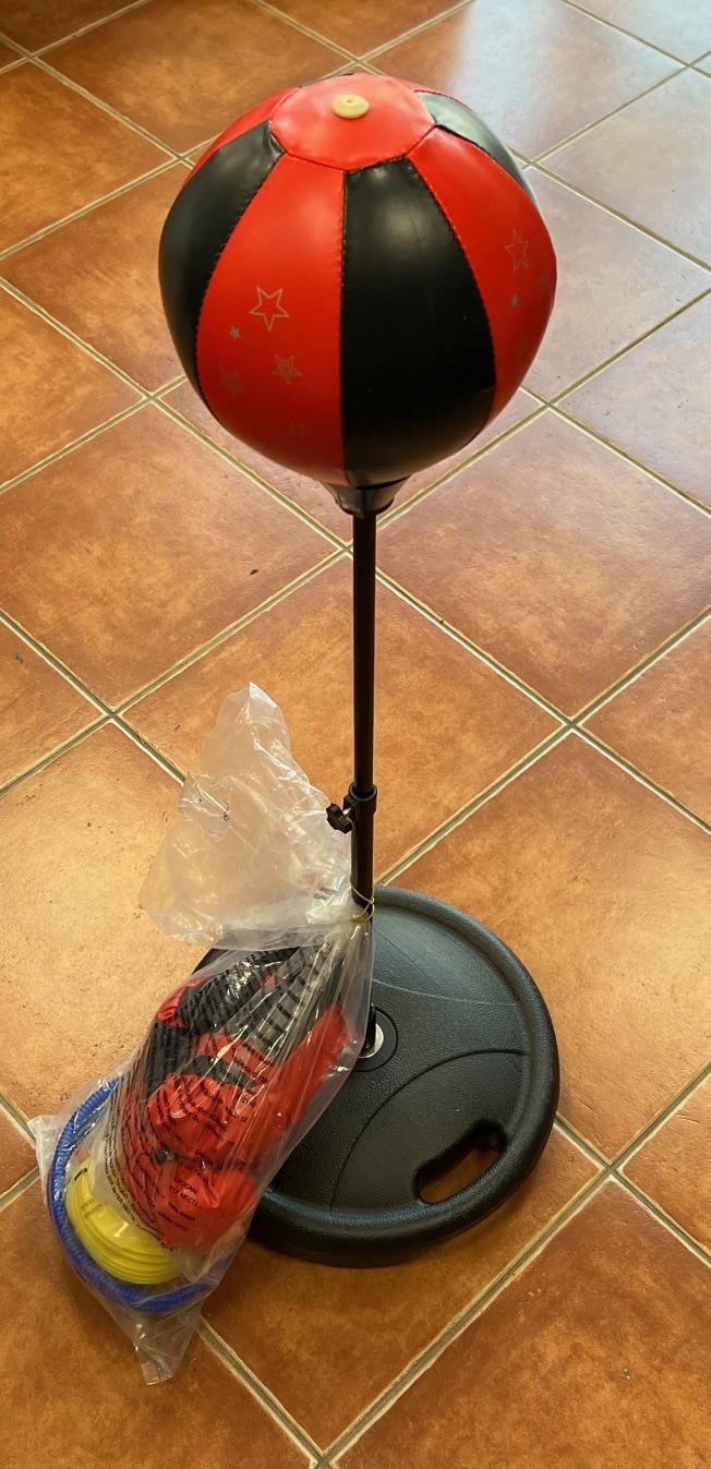 Box szett gyerekeknek, 70-104 cm magasság (zsák, kesztyű és pumpa), kiemelt kép