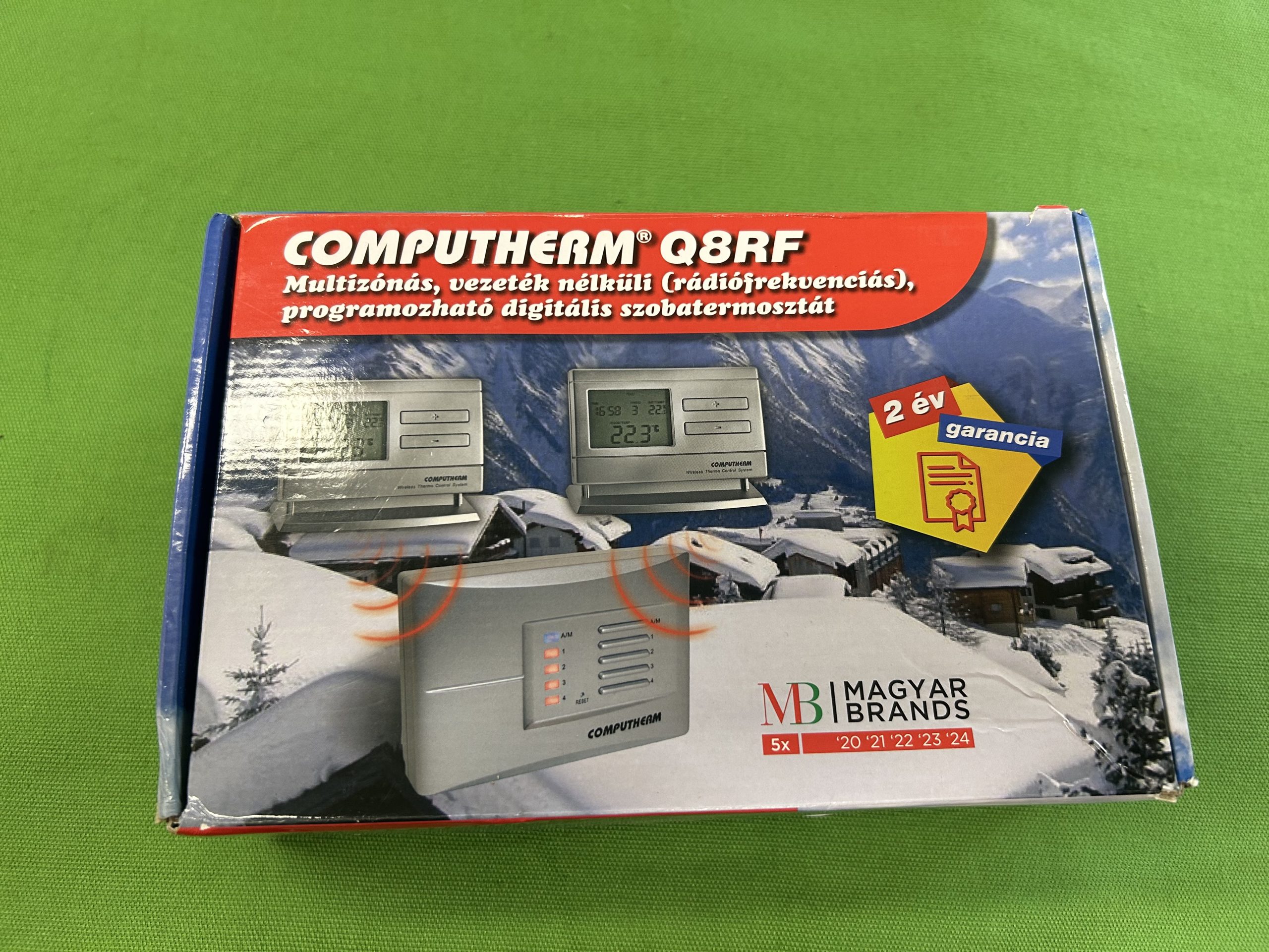 ÚJ! Computherm Q8RF Multizónás Digitális Szobatermosztát programozható, vezeték nélküli, kiemelt kép