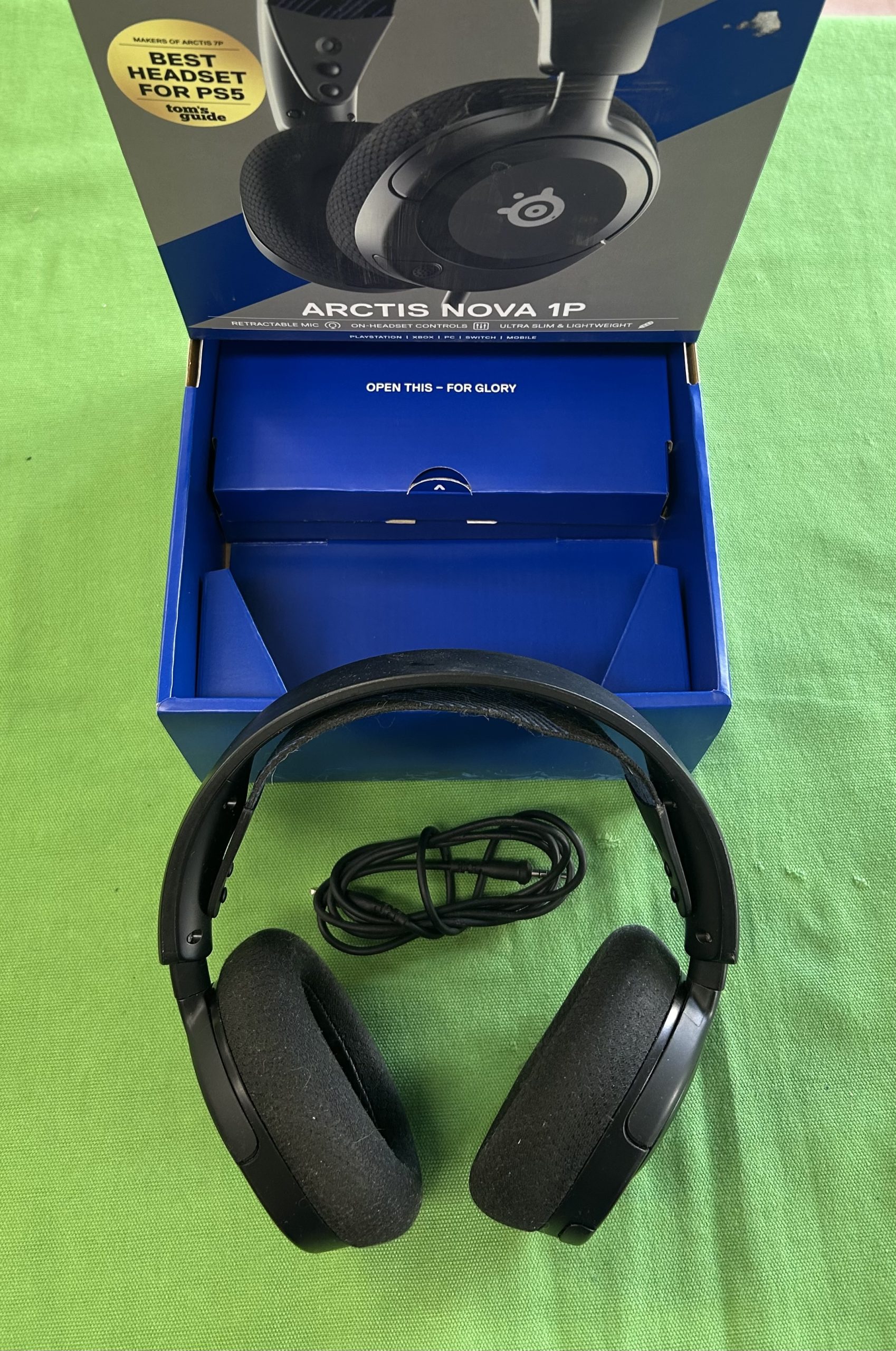 SteelSeries Arctis Nova 1P vezetékes gamer fejhallgató, kiemelt kép