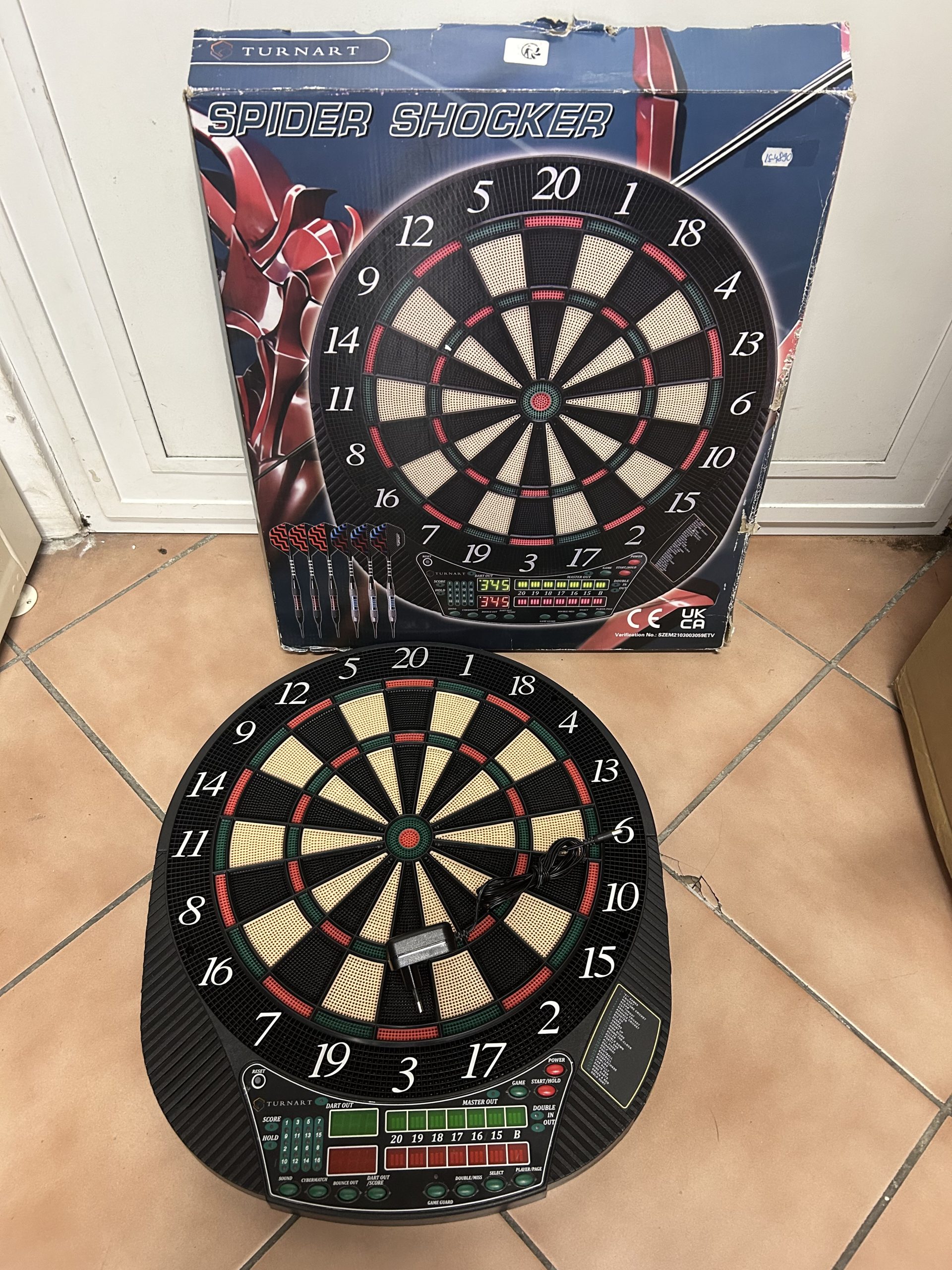 Spider elektromos darts tábla, kiemelt kép