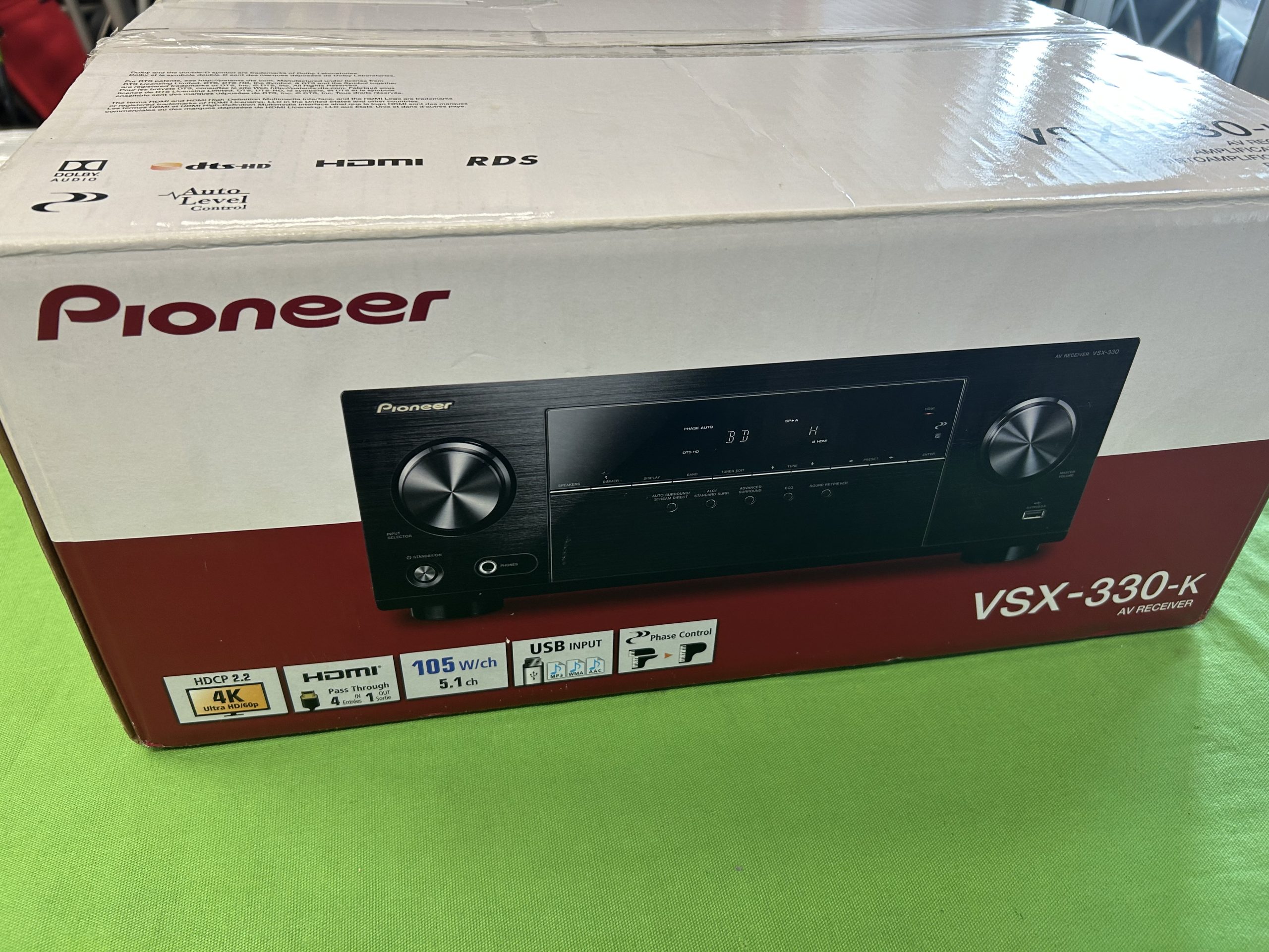 Pioneer VSX-330 házimozi erősítő 4K, új állapot!, kiemelt kép