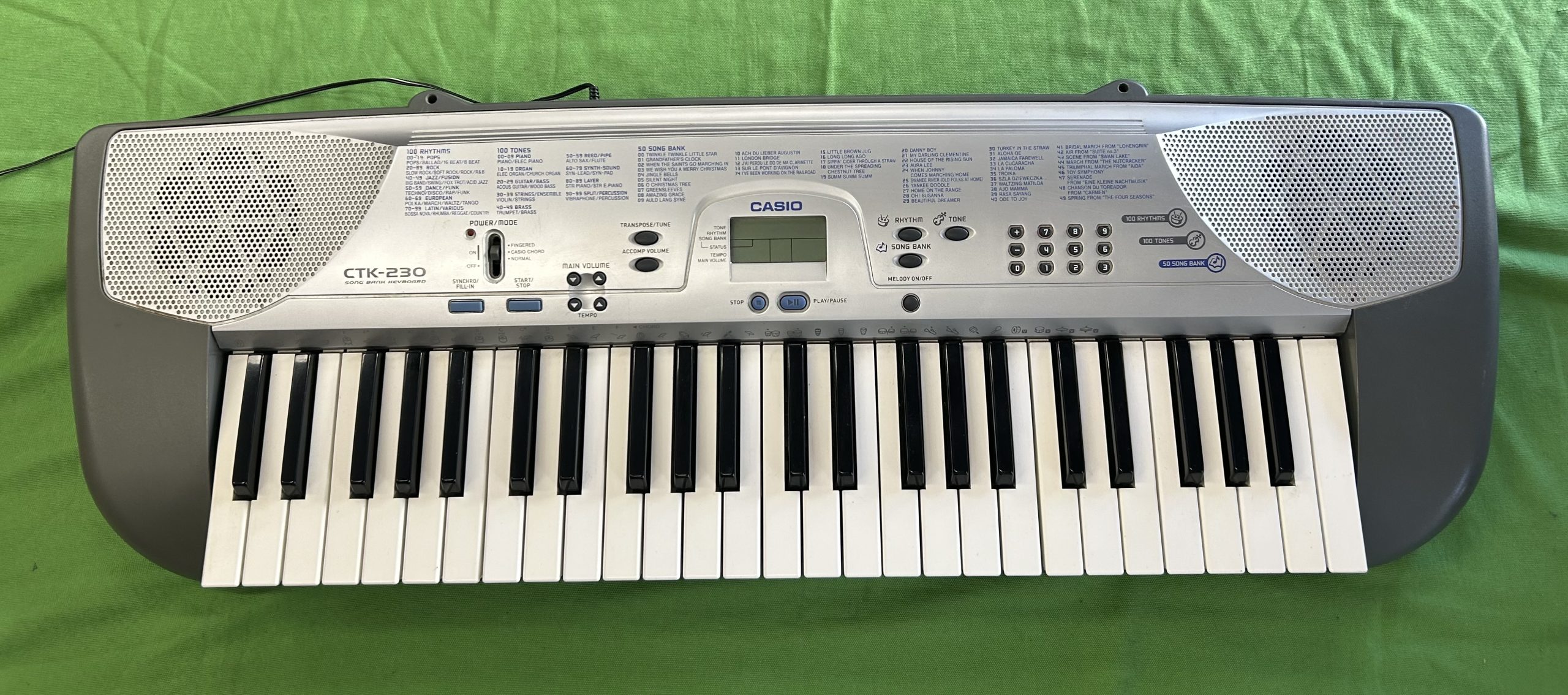 Casio Ctk 230 szintetizátor, kiemelt kép