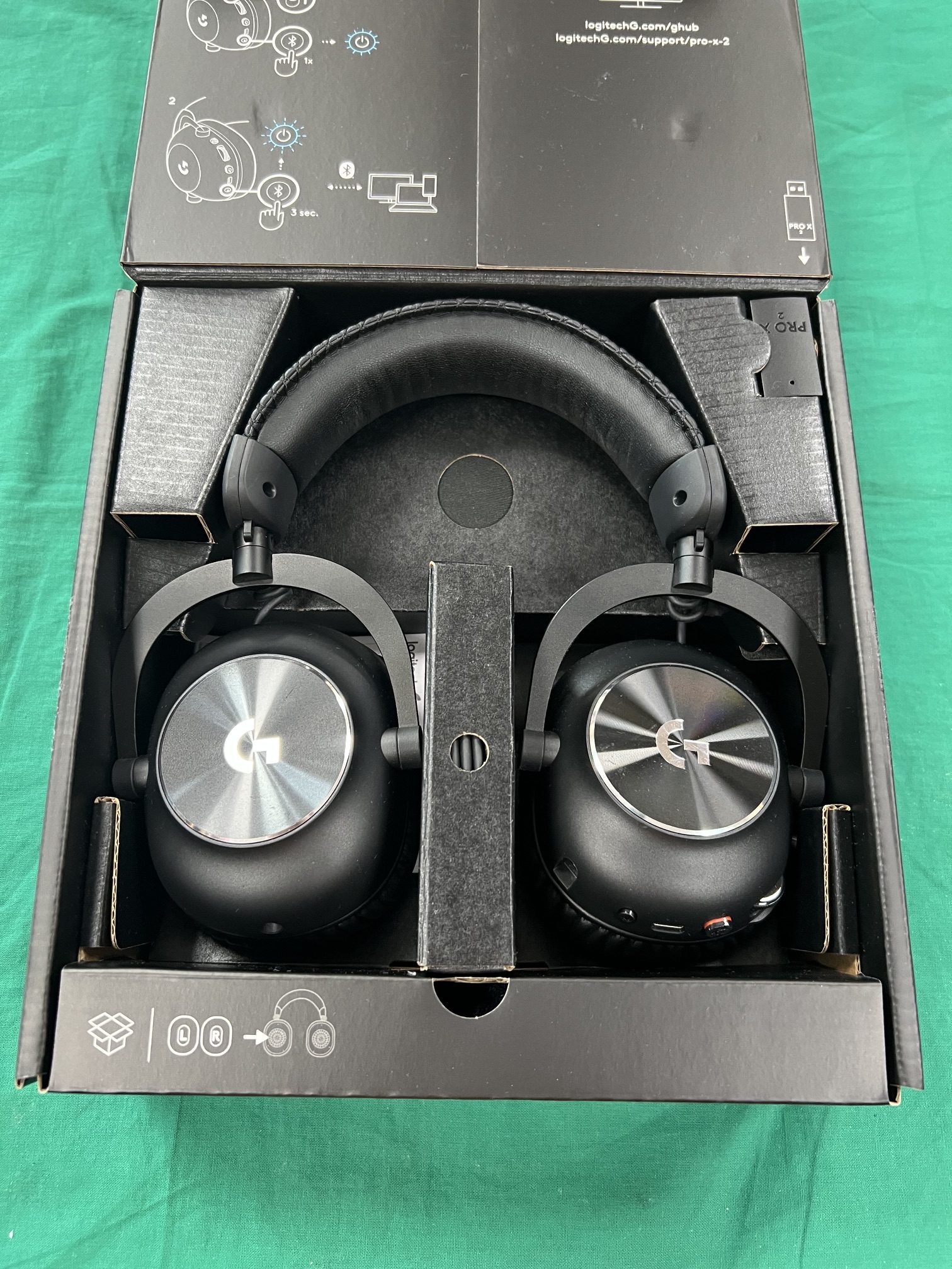 Logitech G Pro X 2 Lightspeed black fejhallgató, kiemelt kép