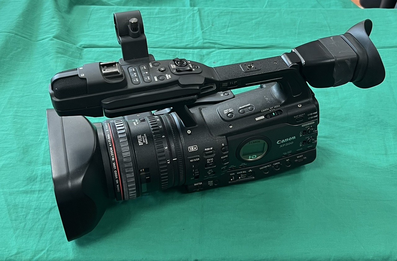Canon XF300 profi kamera, kiemelt kép