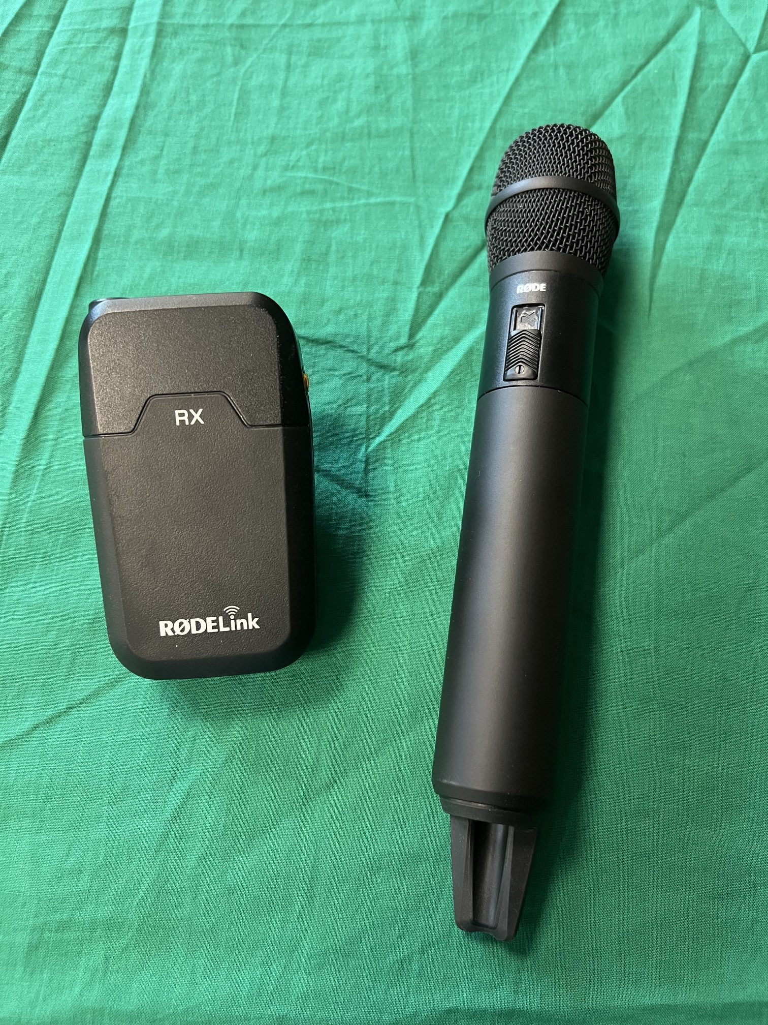 Rode Mikrofon TX-M2, és Rode vevő egység RX-Cam, kiemelt kép