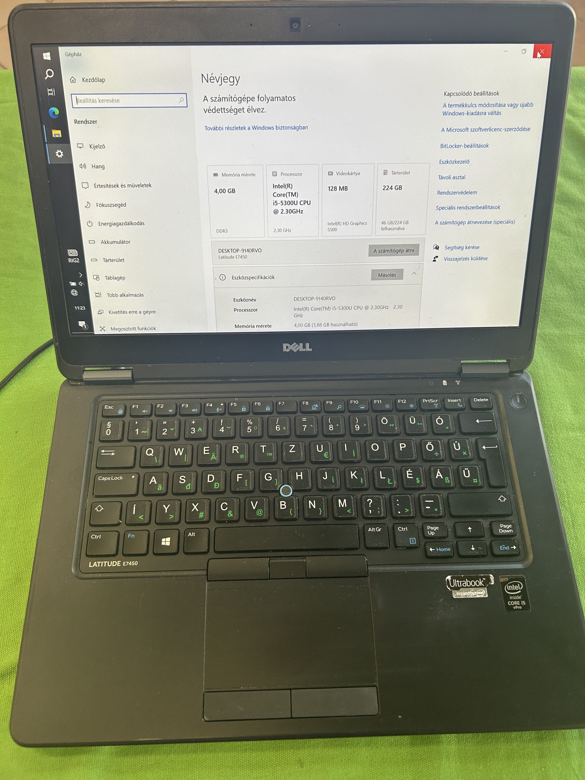 DELL Latitude E7450 Notebook i5-5/4/128, kiemelt kép