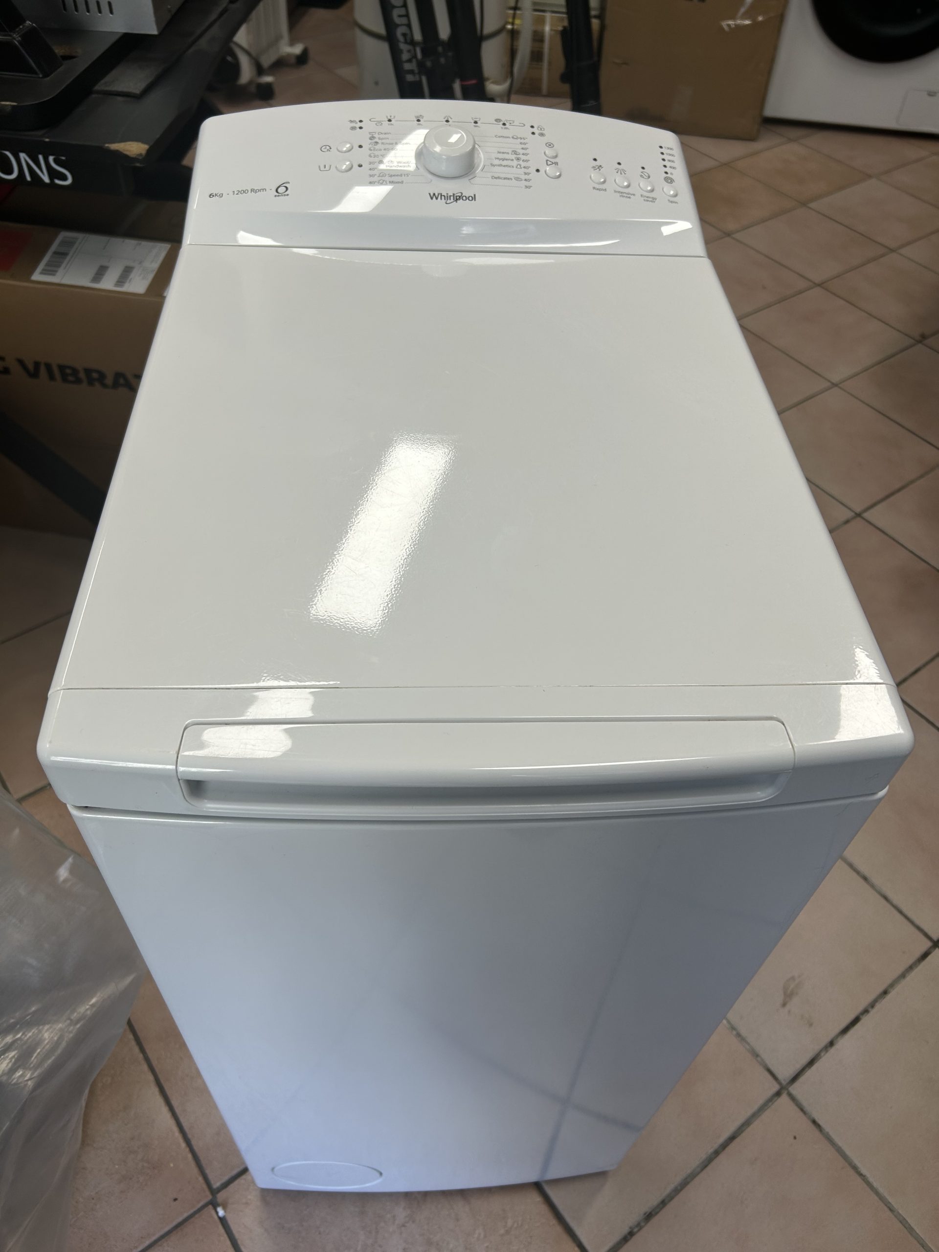 Whirlpool TDLR 6240 felültöltős mosőgép, kiemelt kép