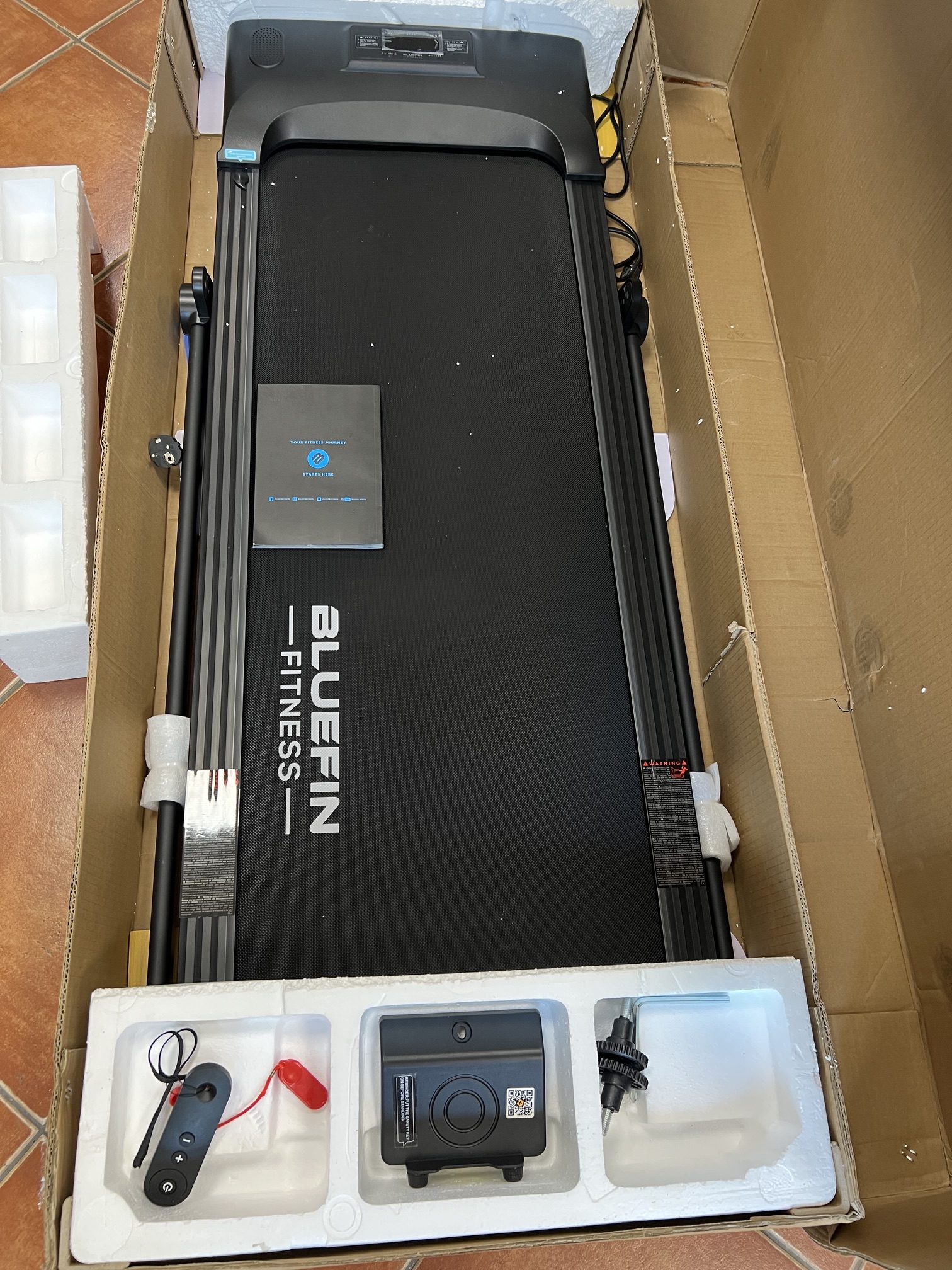 Új Bluefin Treadmill futópad 12Km/h, kiemelt kép