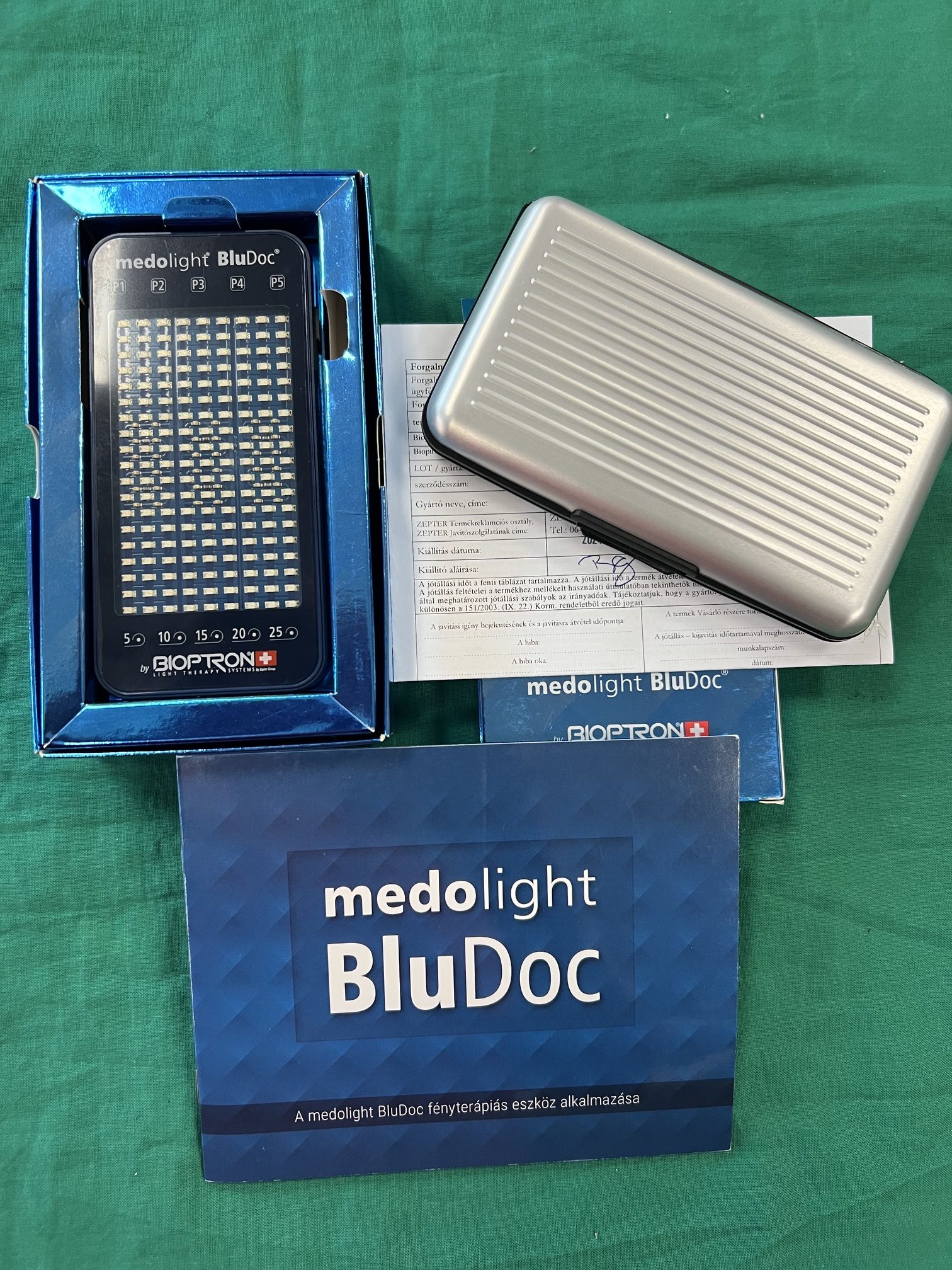 MedoLight BluDoc Bioptron lámpa, kiemelt kép