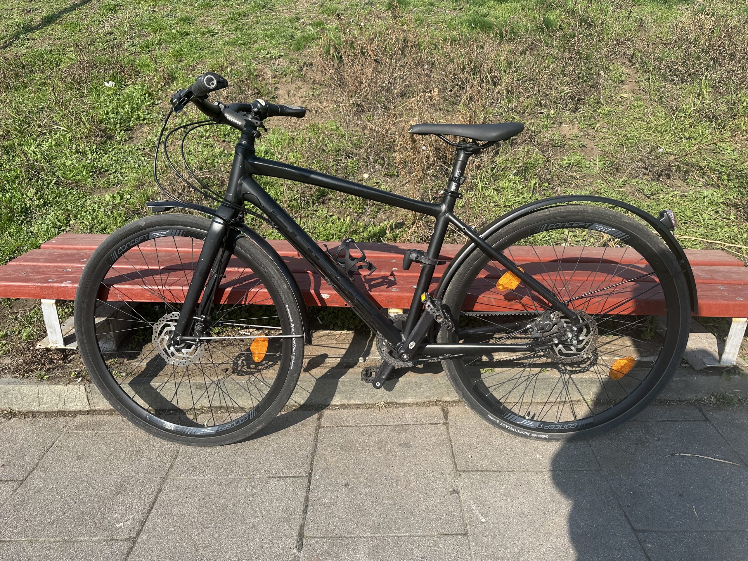 Planet Light Street 2018 városi/fitness kerékpár "M" szíjhajtás, kiemelt kép