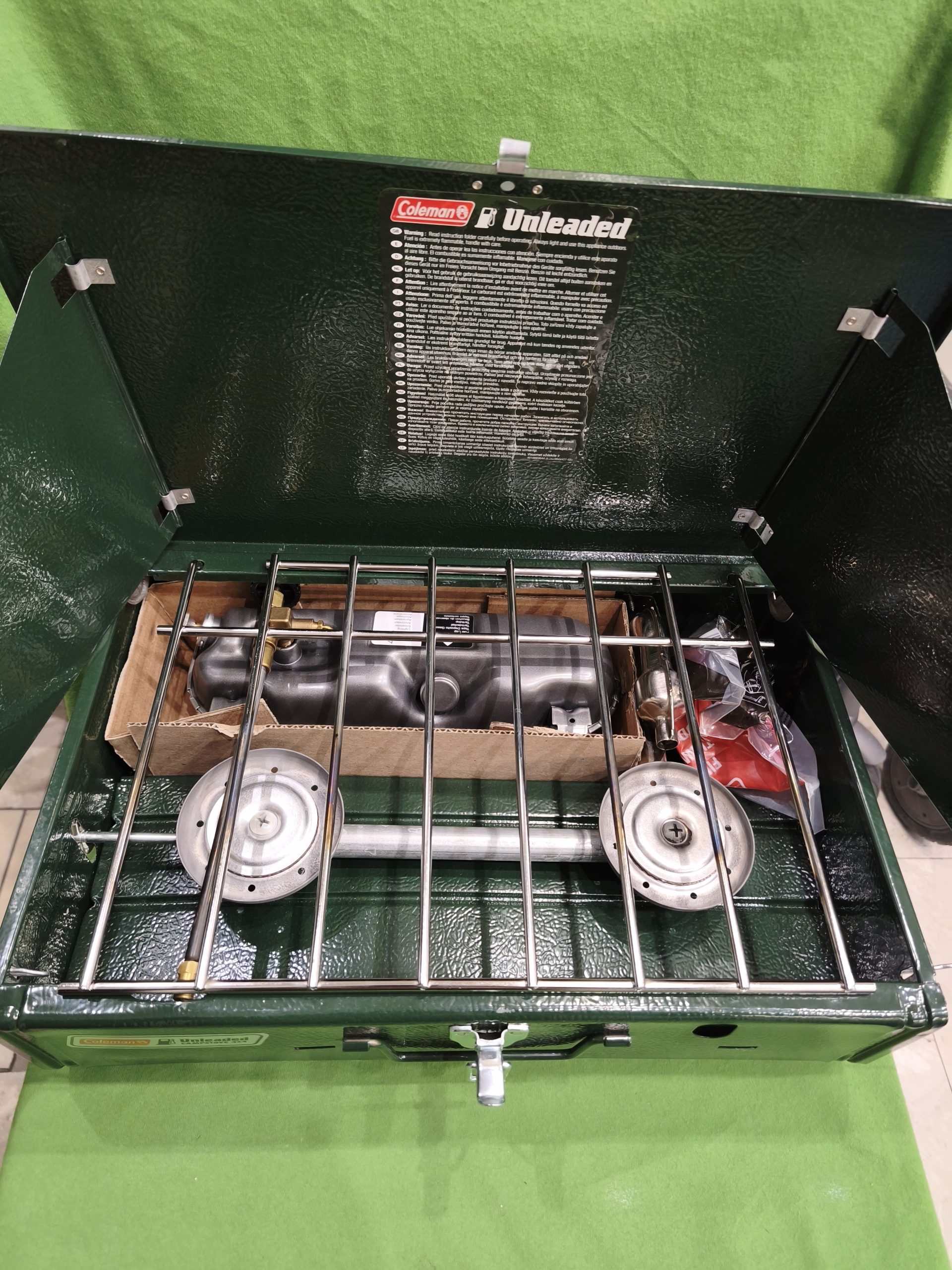 Coleman 2 égős benzines kempingfőző, kiemelt kép