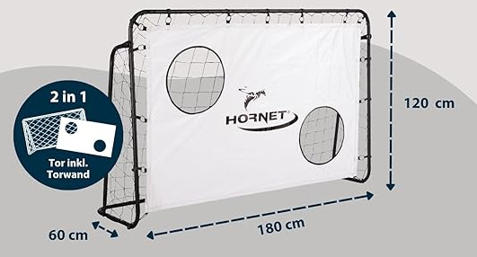 Új! Futballkapu Hudora Hornet 180cm, kiemelt kép