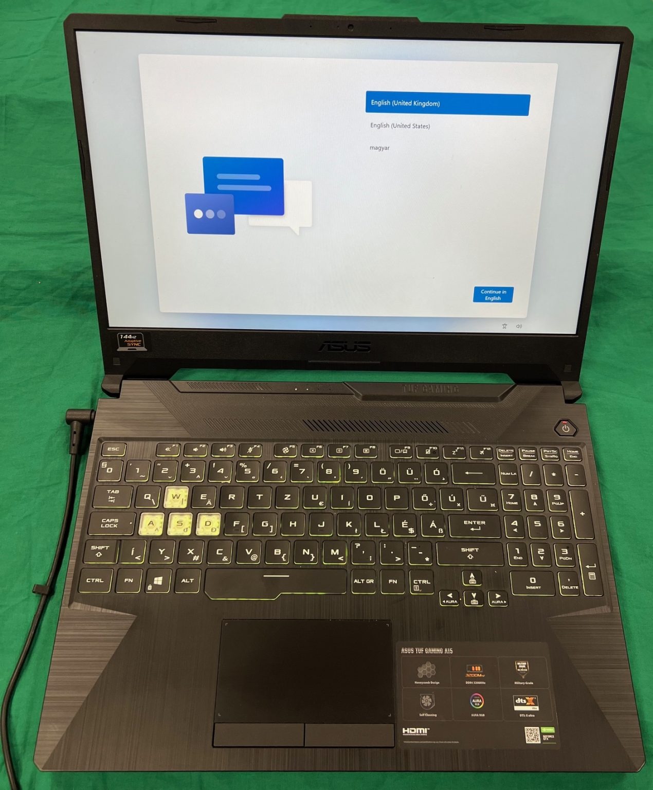 ASUS TUF Gaming FX506II-AL020 Notebook., kiemelt kép